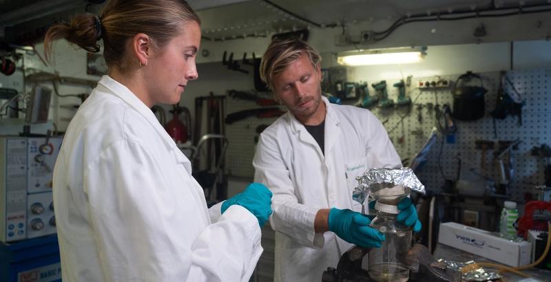 Ragnhild Beck Hestness og Erlend Mundal. Foto: Ingrid Wollberg