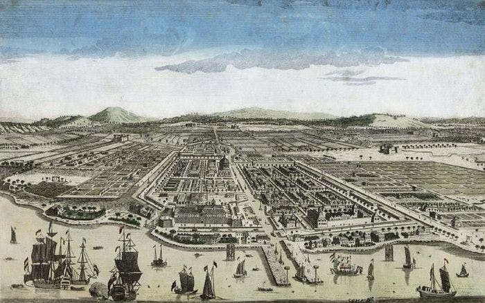 Jakarta rundt 1780. illustrasjon: Creative commons