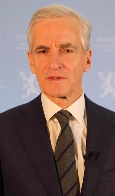 Prime Minister of Norway, Jonas Gahr Støre