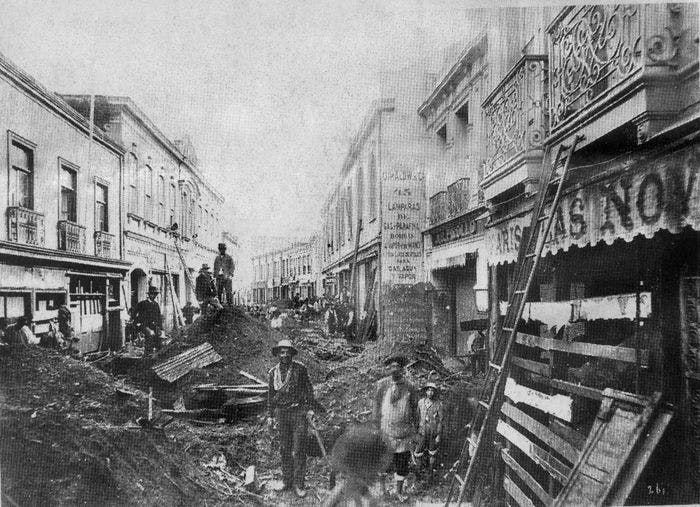 After the earthquake in 1906. Photo: Wikipedia Commons