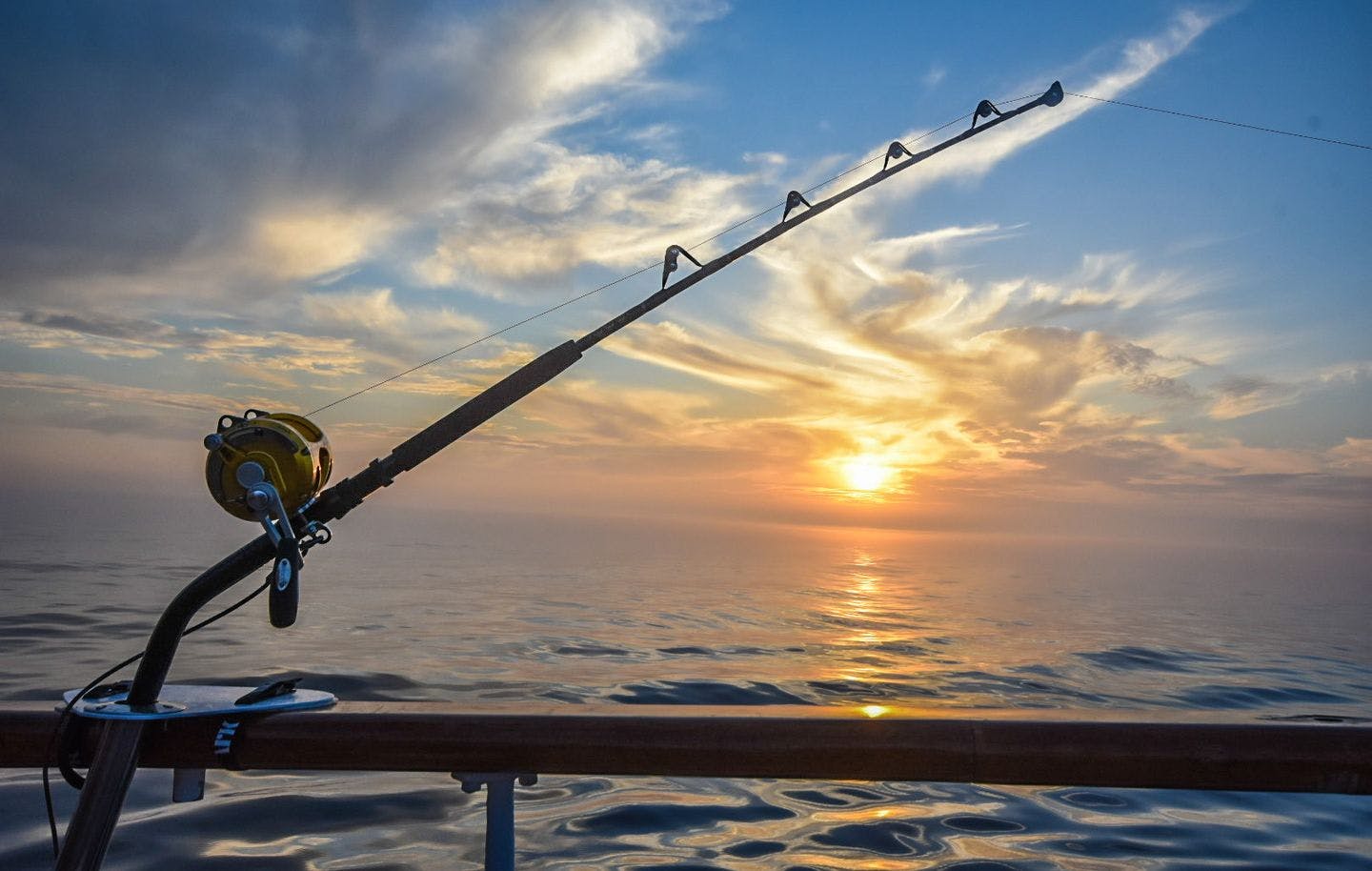 Fishing in the sunset Photo: Jesper Rosenmai