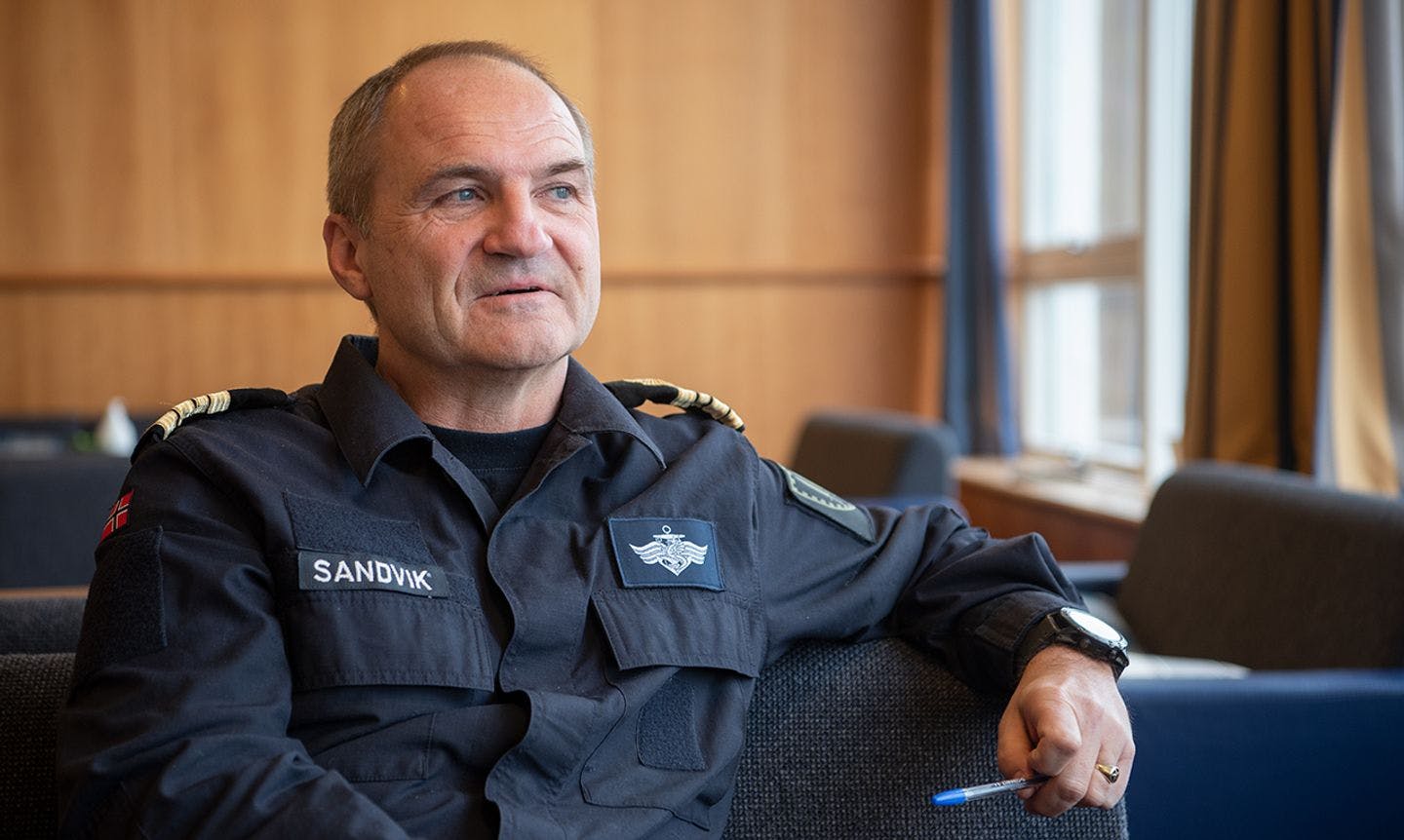 Commander Senior Grade Sigvard Sandvik Photo: Ronald Toppe