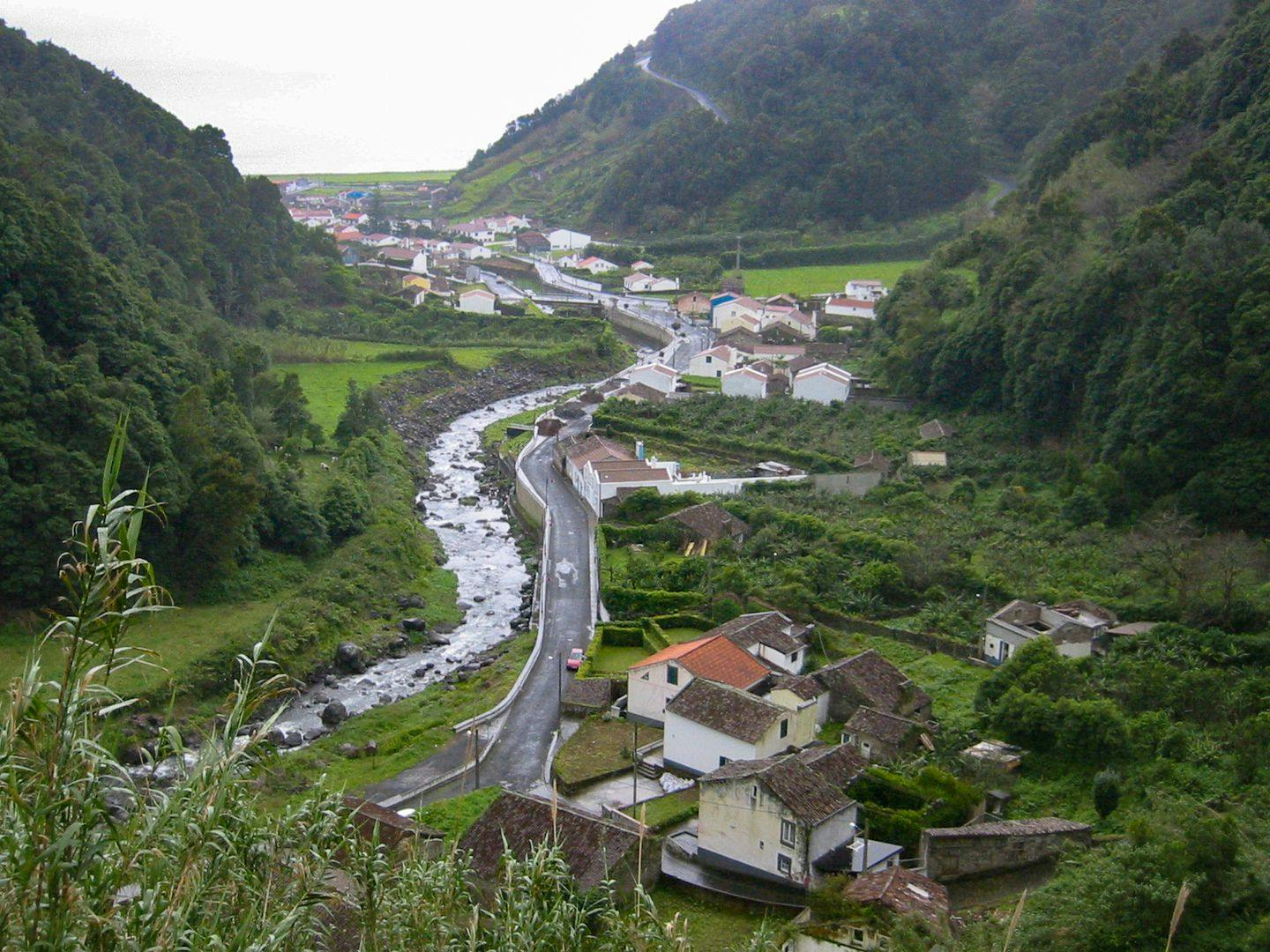 A small village on São Miguel Island. Photo: Ronald Toppe