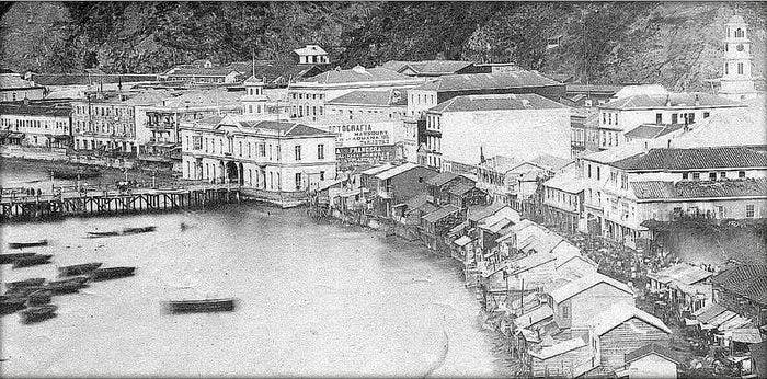 Valparaiso in 1863 Photo: Wikipedia Commons