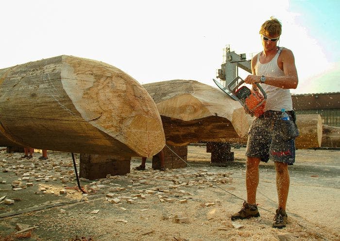 In 2006 Thor Heyerdahls grandson Olav and five others built a new raft, Tangaroa, modified based on what Heyerdahl learned from sailing Kon-Tiki, and repeated the journey. Tangaroa was later used in the 2012 movie "Kon-Tiki". Photo: Ronald Toppe  