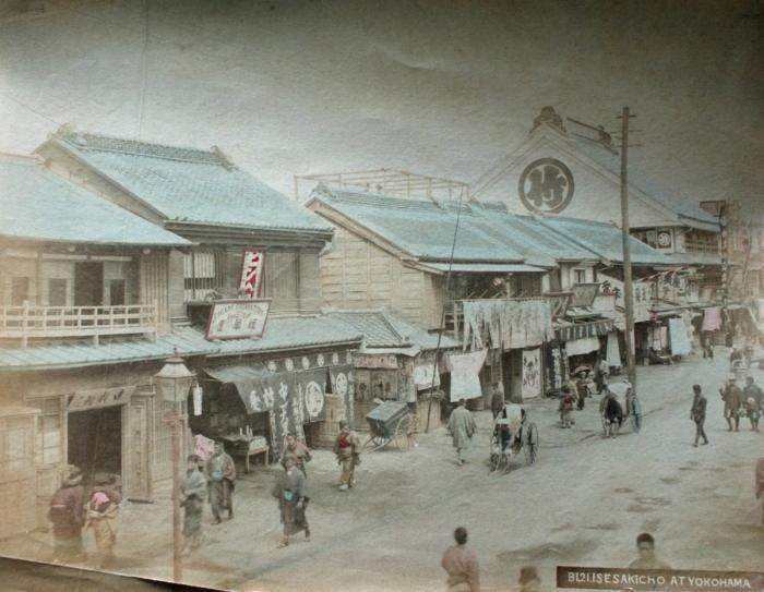 Yokohama i 1880. Foto: Creative Commons