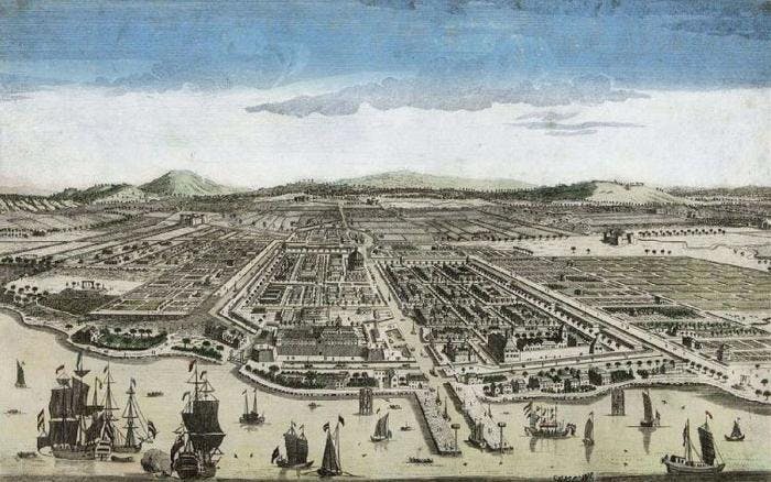 Jakarta rundt 1780. illustrasjon: Creative commons