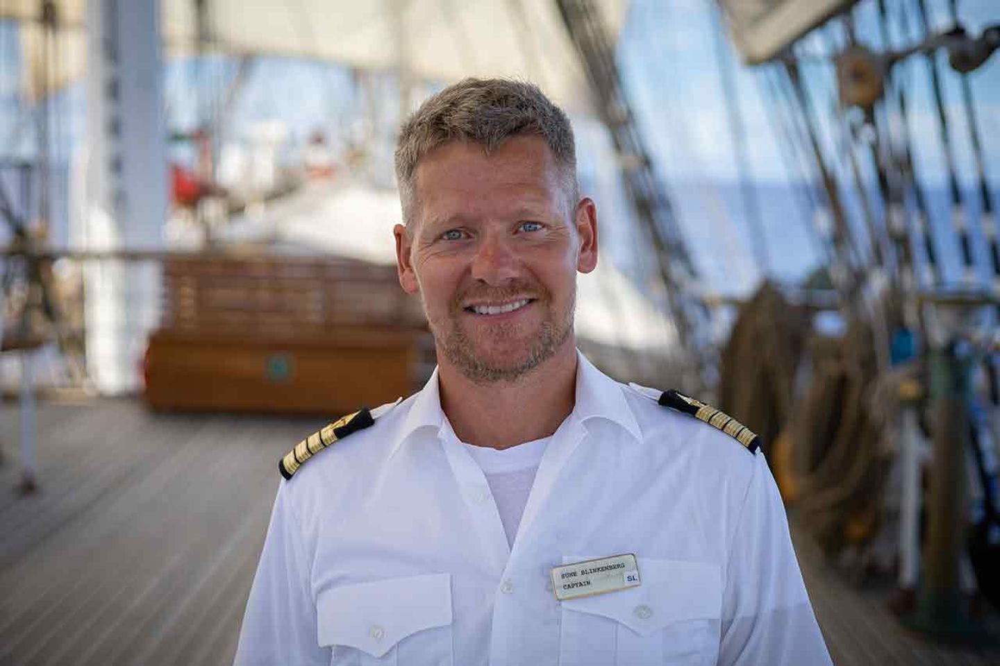 Captain Sune Blinkenberg. Photo: André Marton Pedersen