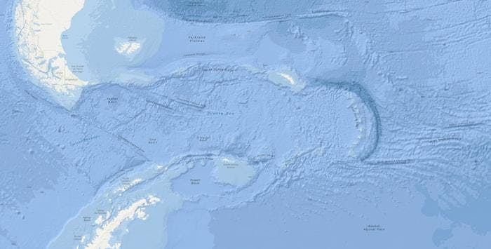 The Scotia Arc. Map: NOAA