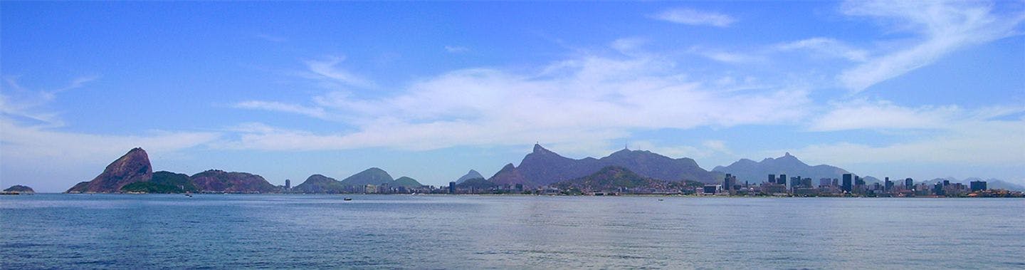 Rio sett fra Guanabara-bukten. Foto: Anatoly Terentiev