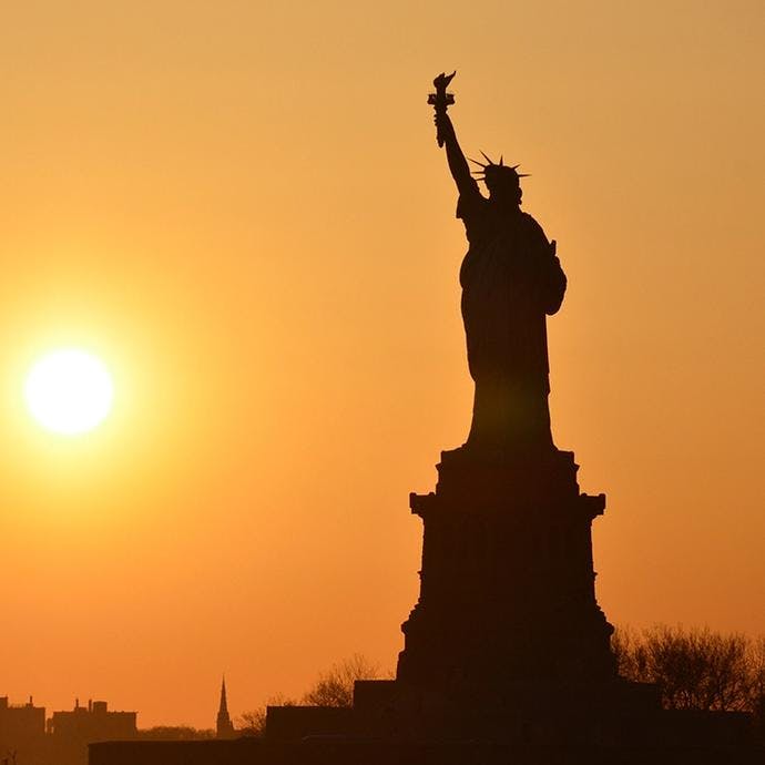 Statue of liberty Photo: Ronald Toppe