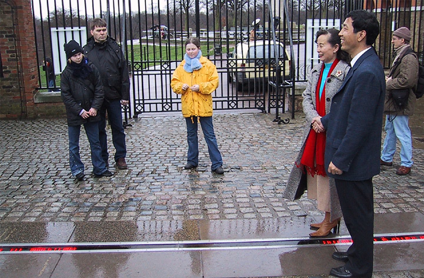 The Greenwich meridian. Photo: Ronald Toppe